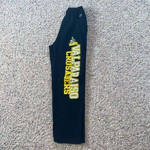 Champion, black Valpo sweatpants, size medium